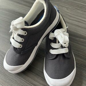 Keds Kids Charcoal Canvas Sneakers
